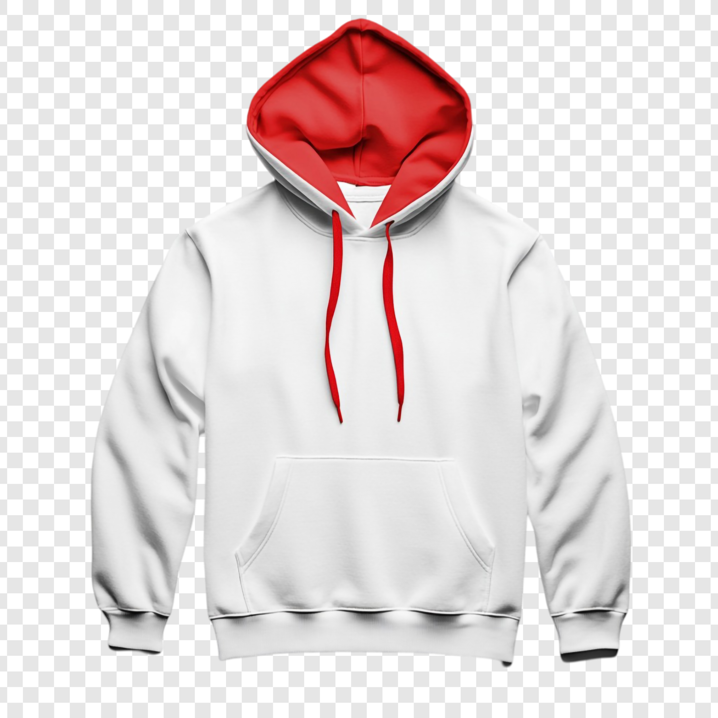 Red and White Hoodie Mockup: Stylish and Comfortable Apparel